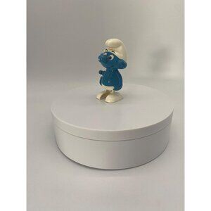 Vintage 1980 Peyo Wind Up Smurf Toy